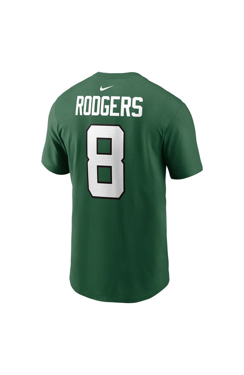 Nike Men's Nike Aaron Rodgers Green New York Jets Player Name & Number T-Shirt, Alternate, color, 