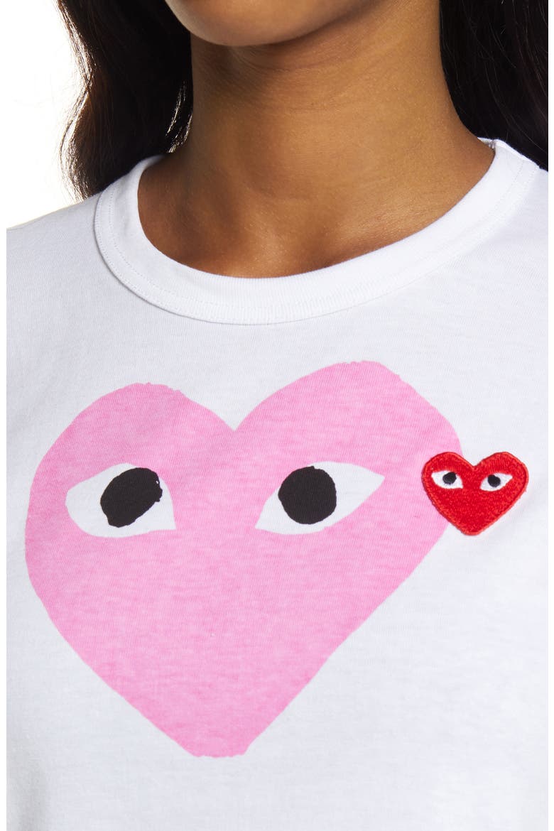 Heart Graphic Tee, Alternate, color, PINK
