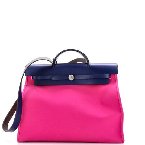 Herbag Zip Leather and Toile 39