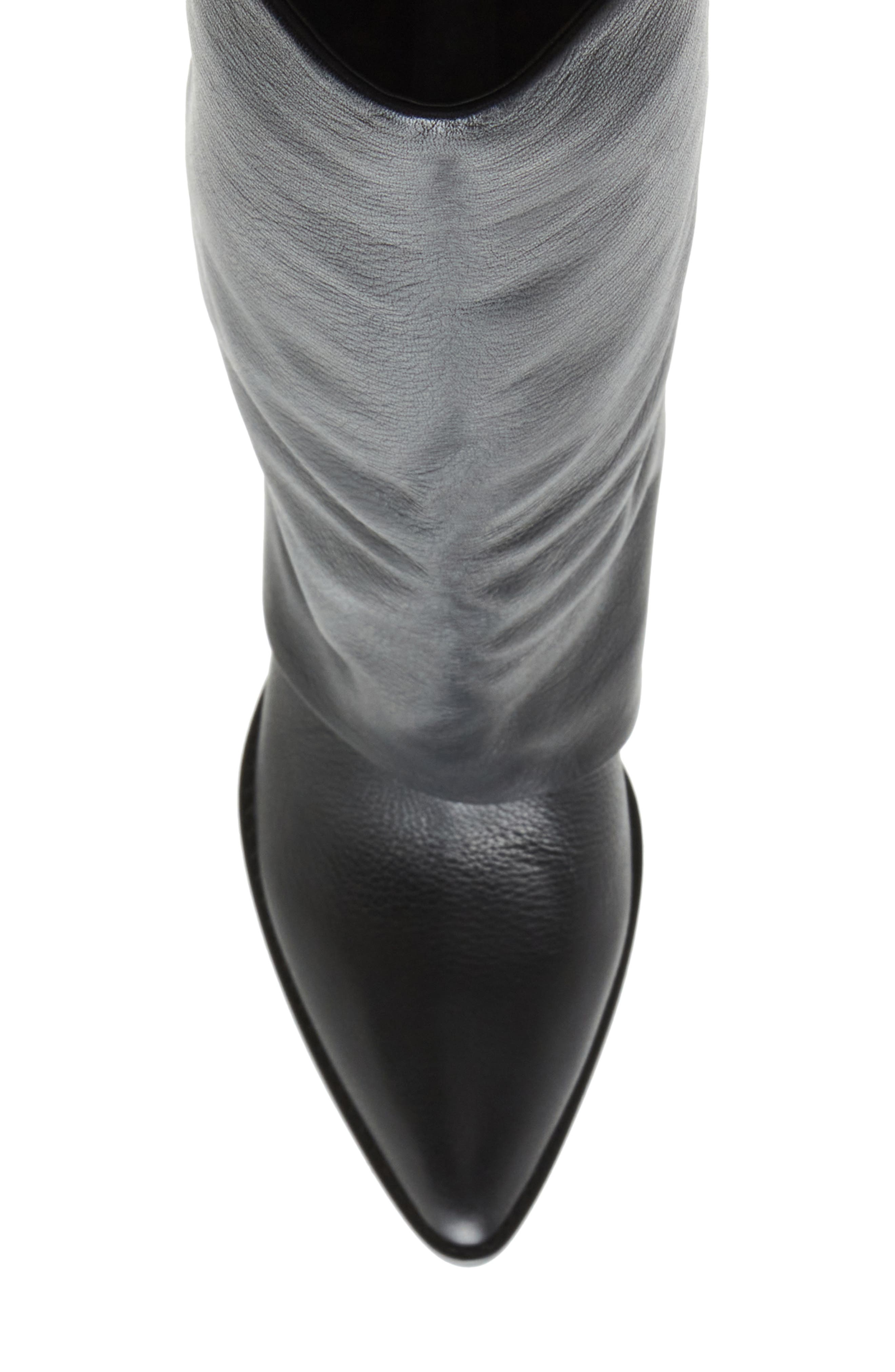 Blanco Knee High Boot, Alternate, color, BLACK LEATHER