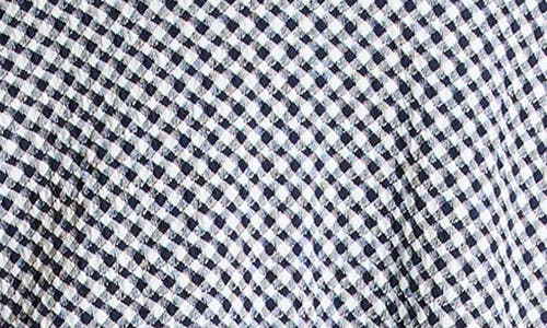 Nz Active By Nic+zoe Easy Gingham Skort In Indigo Multi