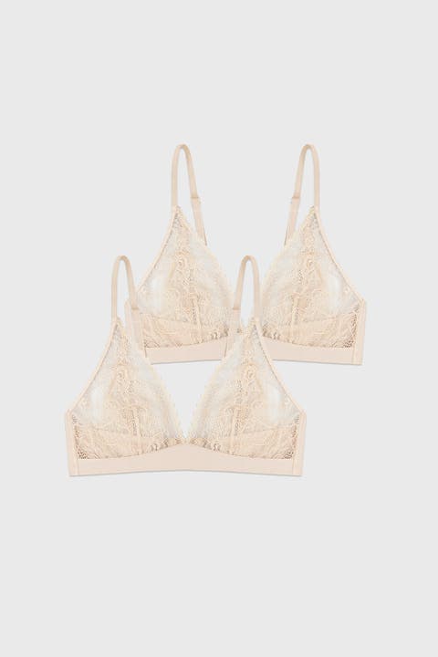 Eco Lace Triangle Two Pack