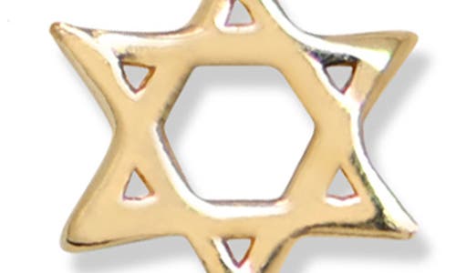 Anzie Love Letter Mini Star Of David Single Stud Earring