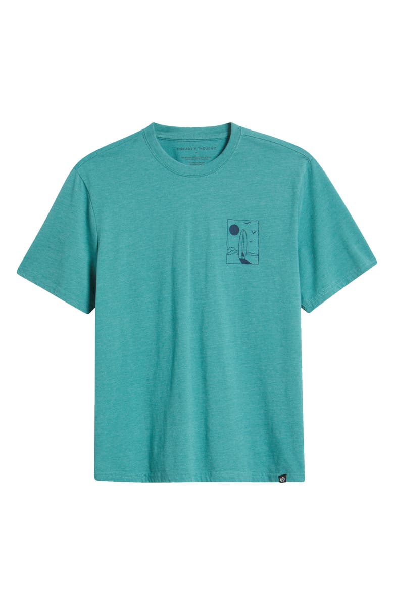 Threads 4 Thought Surf Beach Soft Wash Cotton Blend Graphic T-Shirt, Alternate, color, 