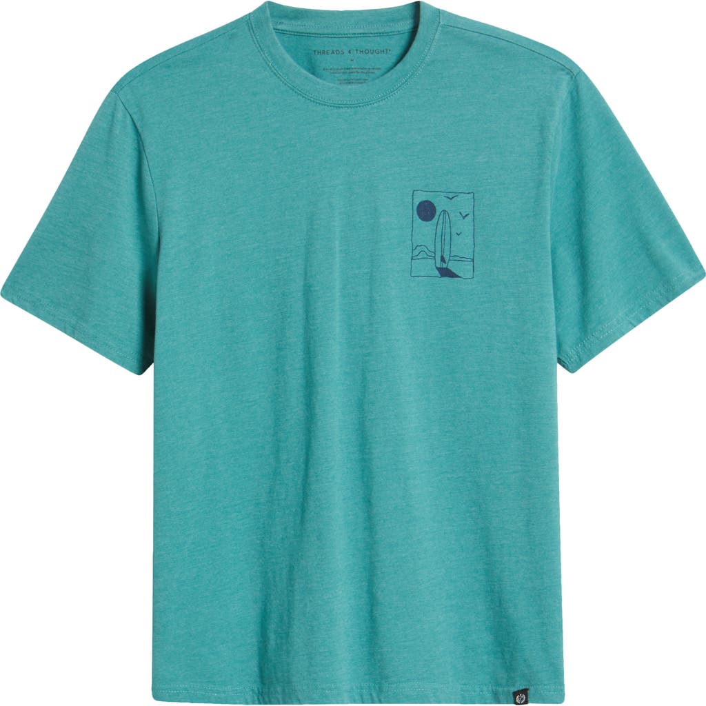 Threads 4 Thought Surf Beach Soft Wash Cotton Blend Graphic T-shirt In Mirage