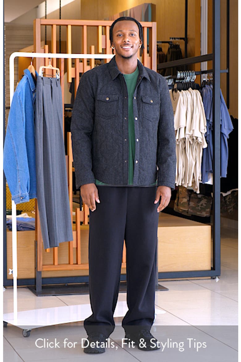 Onion Quilted Wool Blend Shirt Jacket video