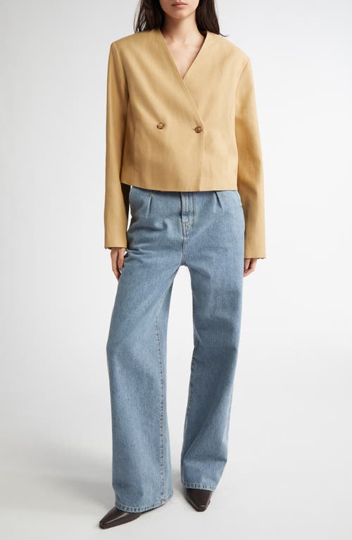 LOULOU STUDIO LOULOU DE SAISON MALLI DOUBLE BREASTED CROP JACKET