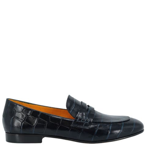 Flat Moc Croc Loafer