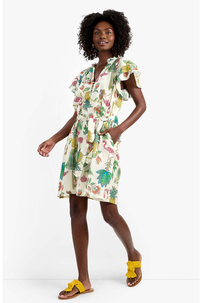 Zandy Flamingo Fizz Voile Dress, Alternate, color, Flamingo Fizz Voile