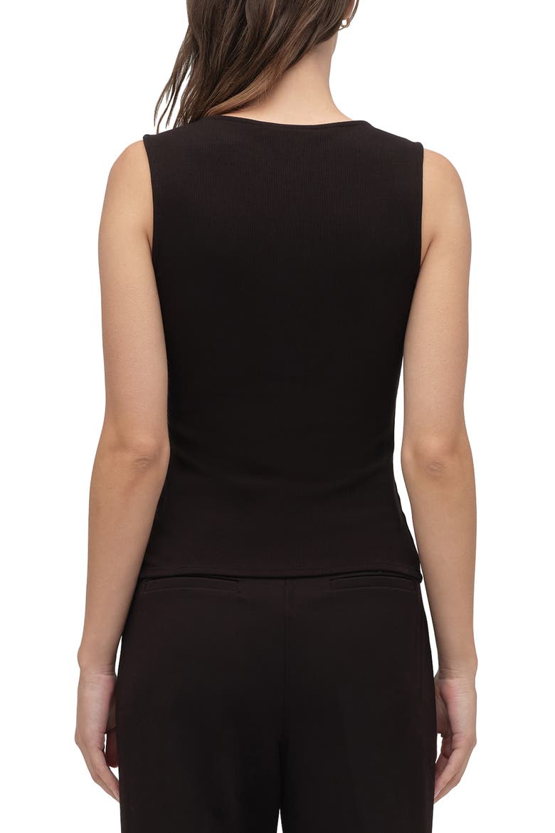 The Good Luck Rib Top, Alternate, color, BLACK