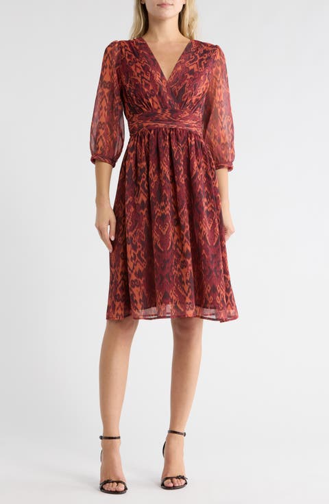 Naomi Faux Wrap Dress