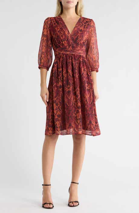AREA STARS Naomi Faux Wrap Dress