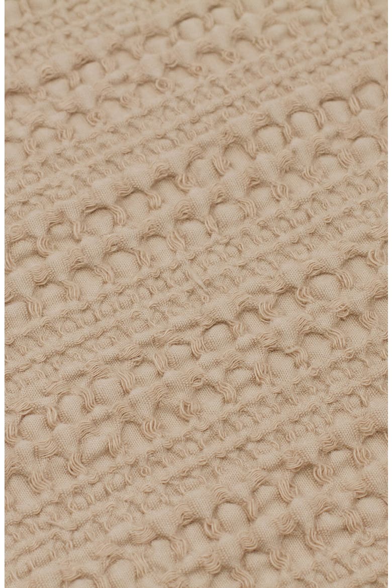 Reversible Honeycomb Waffle Cotton Duvet & Sham Set, Alternate, color, CAPPUCCINO