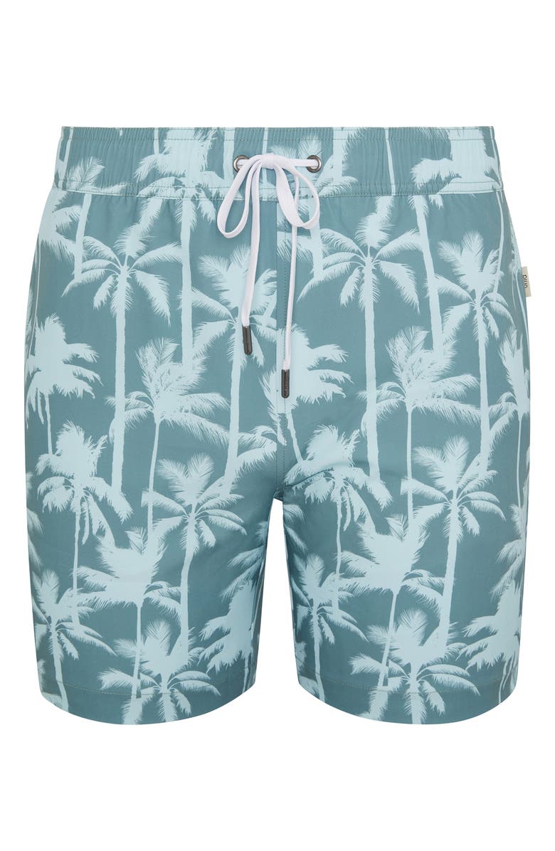 Onia Stretch Volley Swim Trunks, Main, color, Ivy Multi