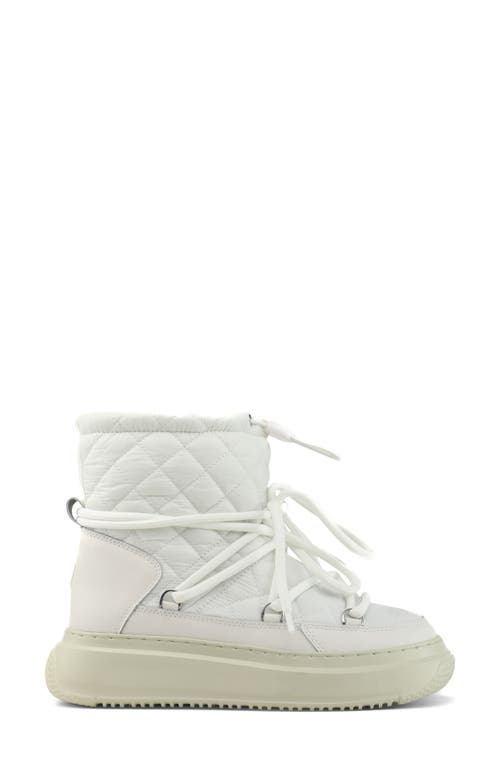 Pajar Gravita Platform Snow Boot In White/ice