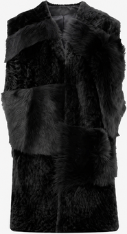 Mine Bilgi Dolce Shearling Midi Vest