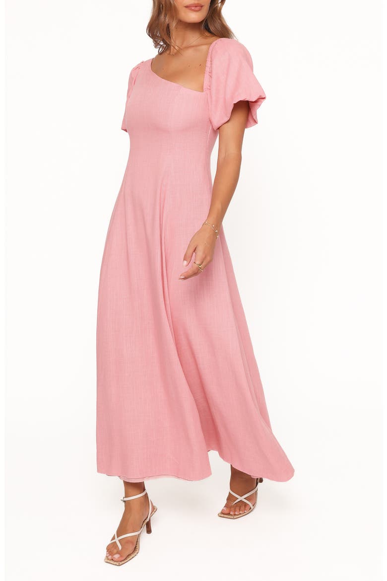 Franca Midi Dress, Alternate, color, PINK