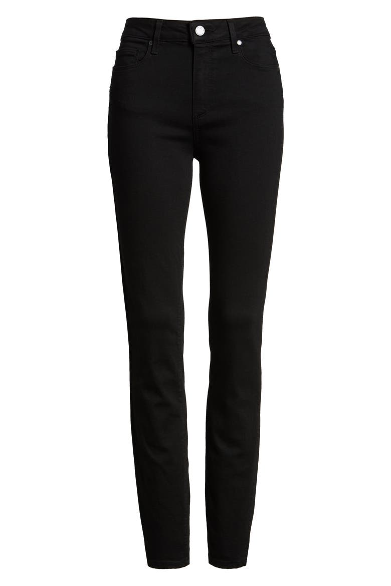 Transcend - Hoxton High Waist Ultra Skinny Stretch Jeans, Alternate, color, BLACK SHADOW