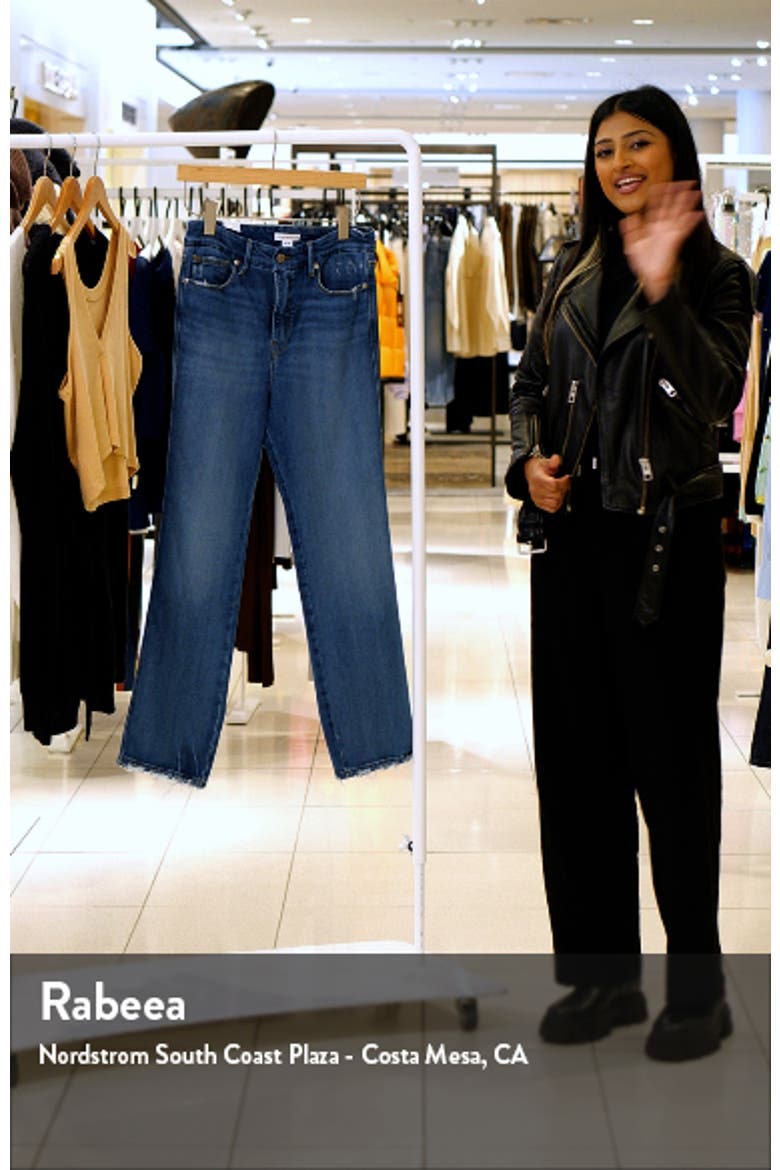Good Curve High Waist Straight Leg Jeans video