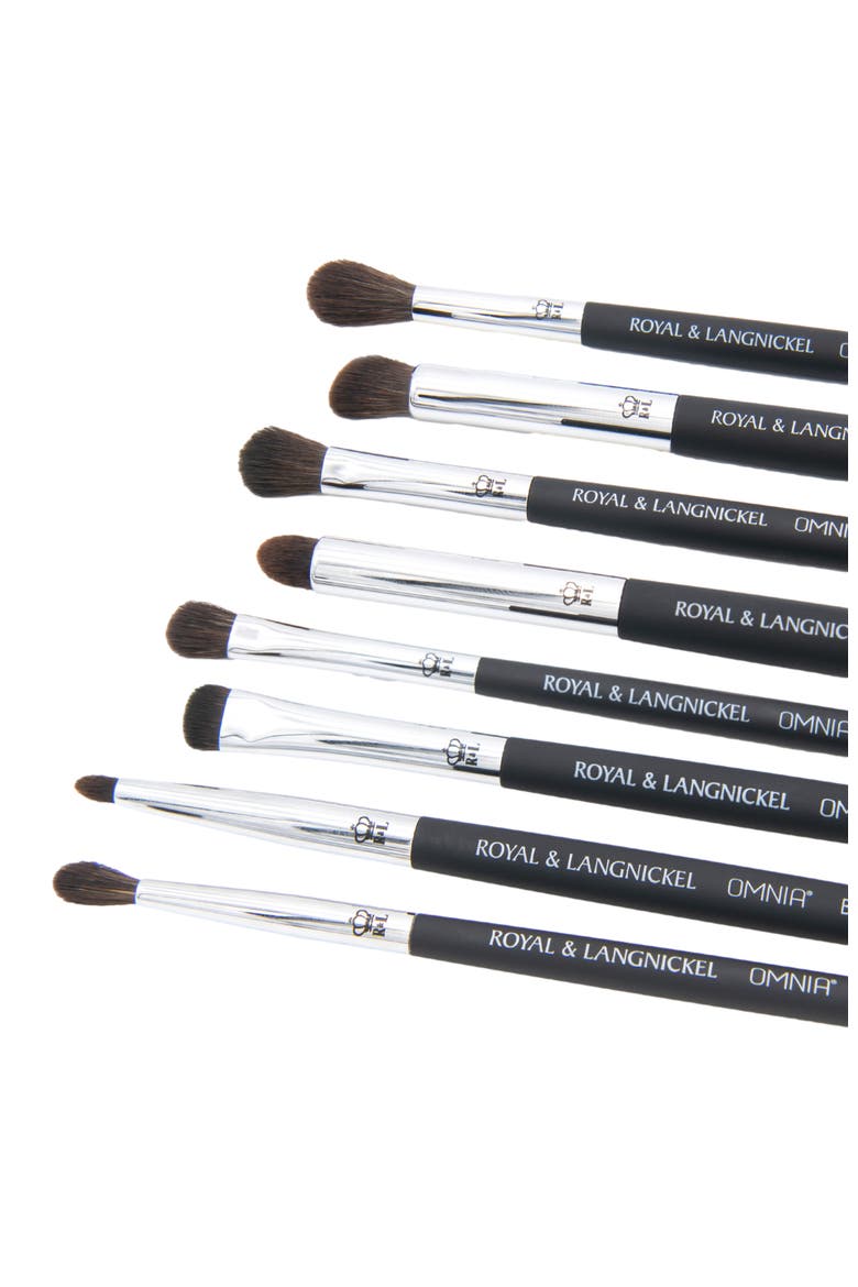 Pro Deluxe Blending Makeup Brush Set, Alternate, color, Black