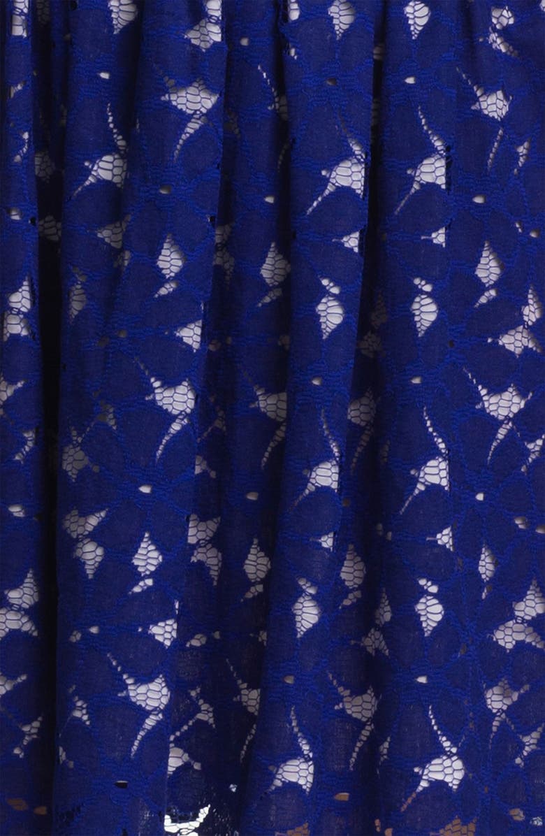 Vince Camuto Short Sleeve Lace Dress, Alternate, color, 