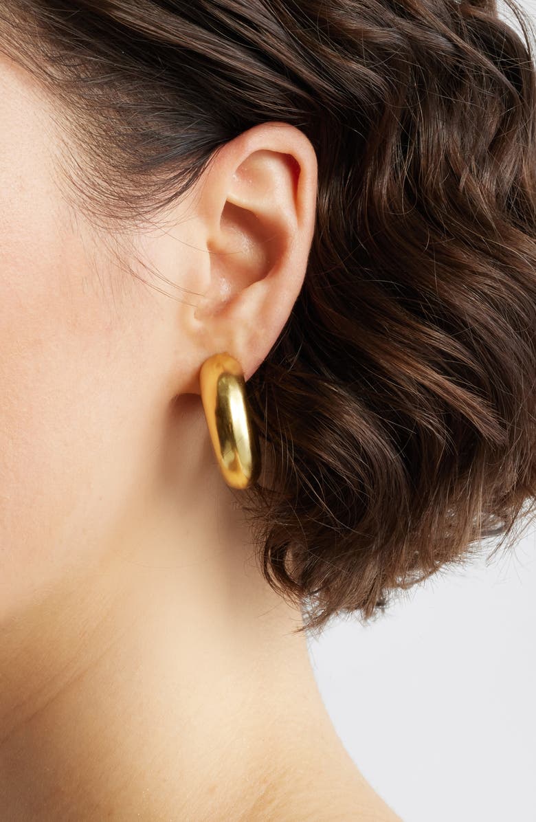 Karine Sultan Big Bubble Hoop Earrings, Alternate, color, 