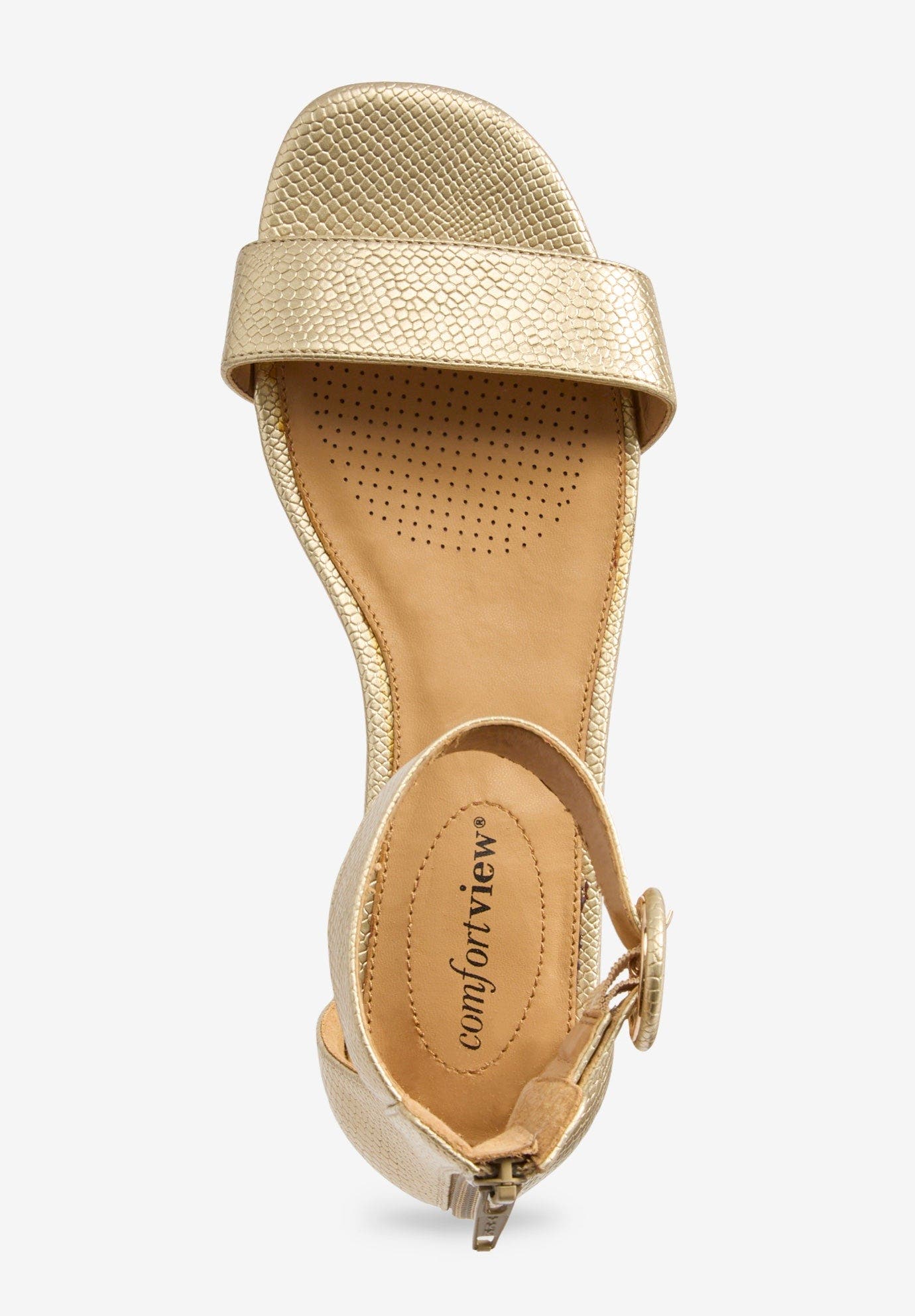 The Alora Sandal, Alternate, color, GOLD
