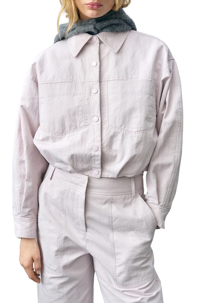 MANGO Amalia Crop Jacket, Main, color,