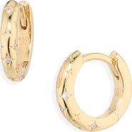 Astrid & Miyu Cosmic Star Bold Huggie Earrings