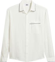 KROST Jordan Regular Fit Piping Button-Up Shirt
