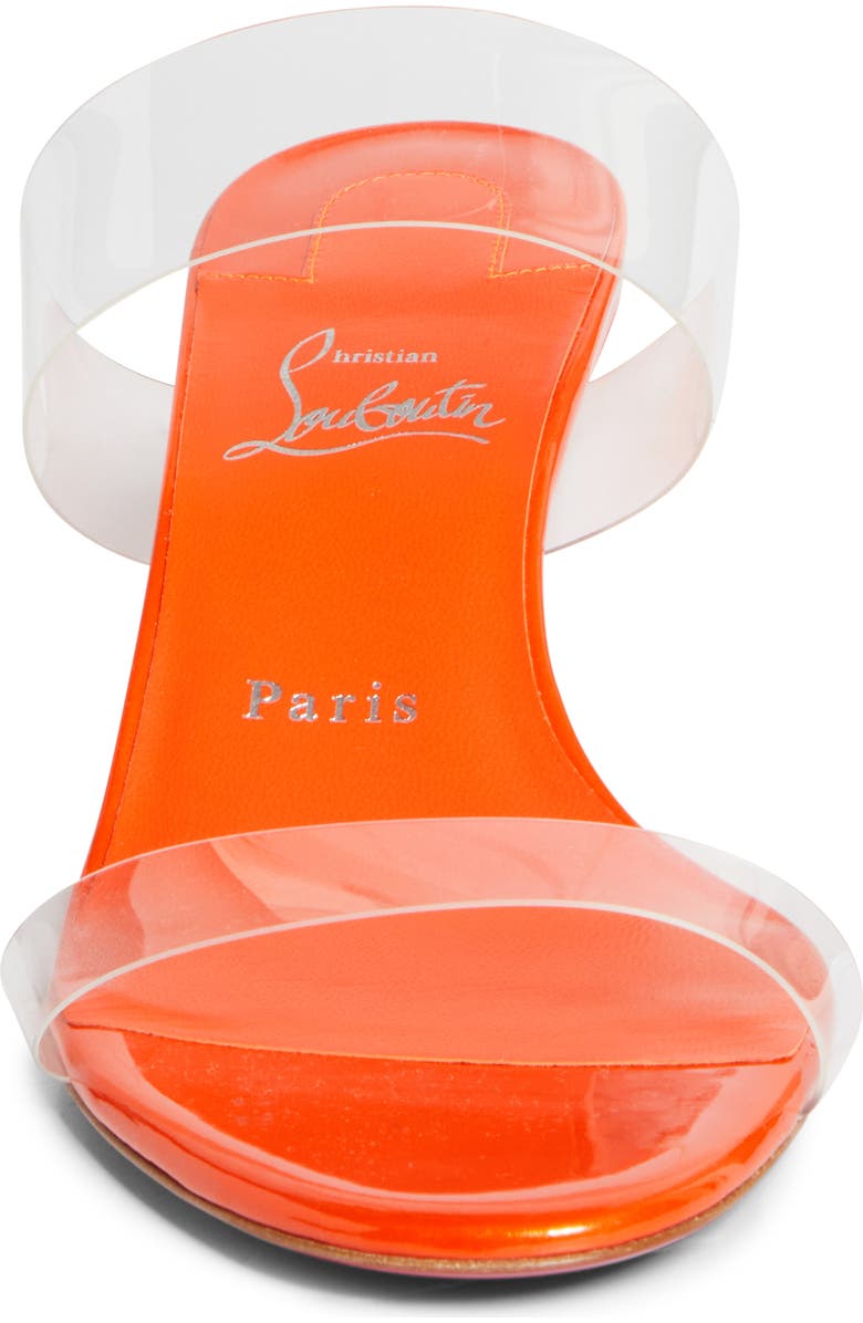 Christian Louboutin Just Nothing Sandal, Alternate, color, Magma/ Lin Magma