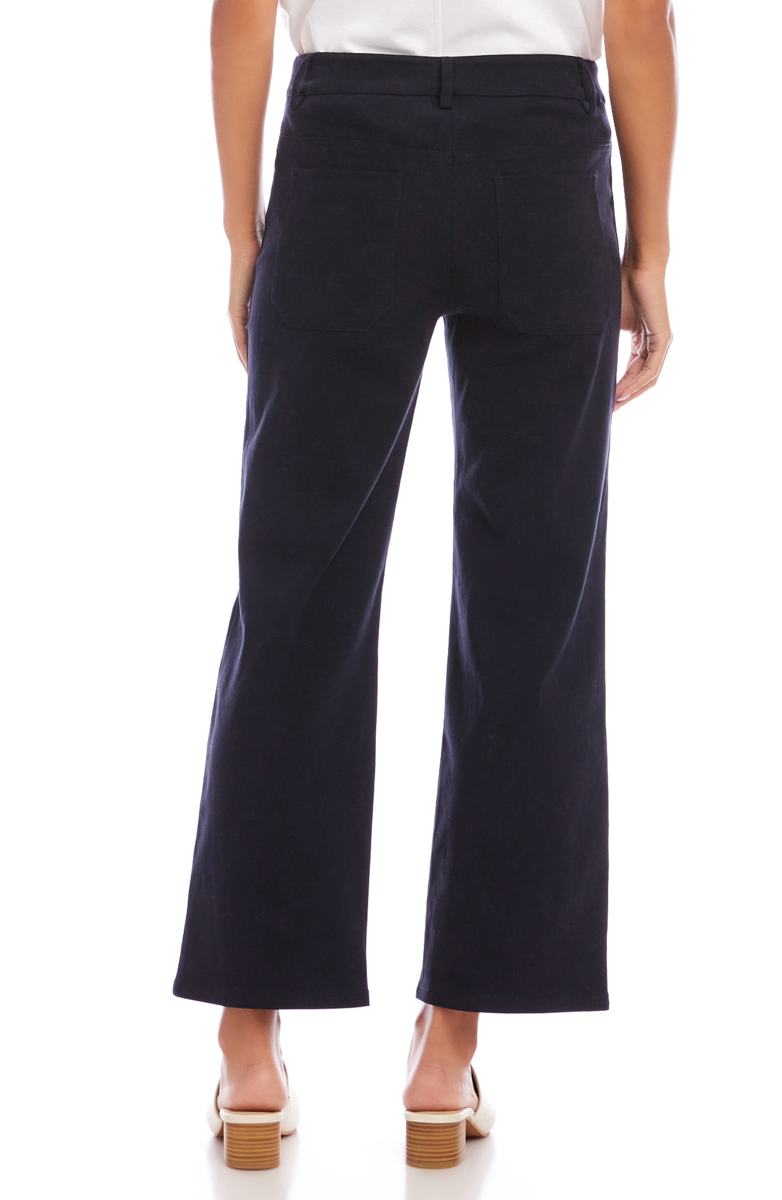 Lauren Patch Pocket Crop Wide Leg Pants - image 4