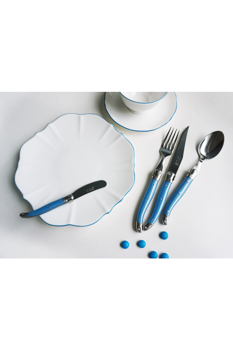 Amelie Salad Plate, Alternate, color, Royal Blue