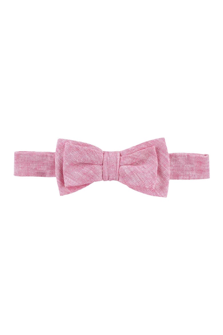 Boys' Linen Bow Tie, Kids, Alternate, color, Rose Linen