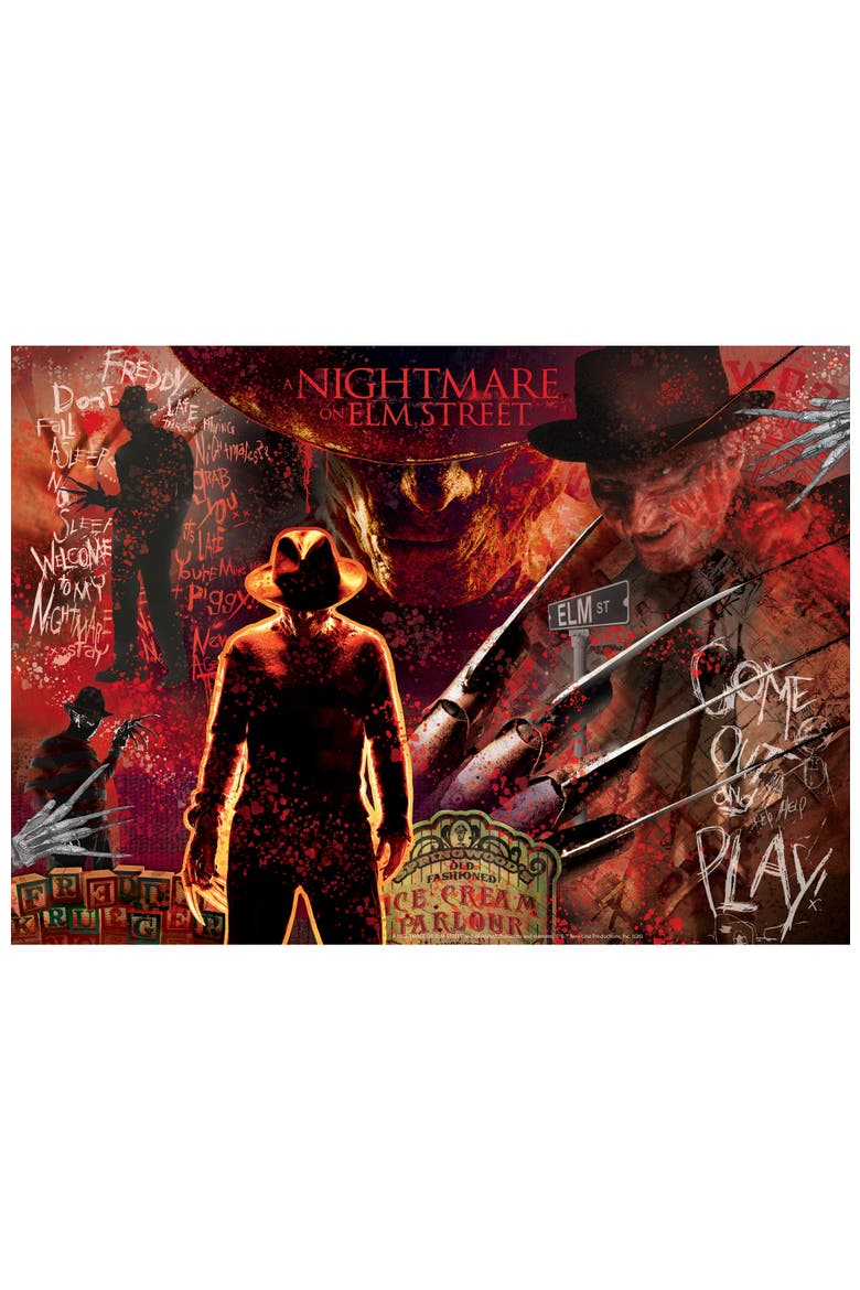Nightmare on Elm Street 500 Piece Puzzle, Alternate, color, Multicolor