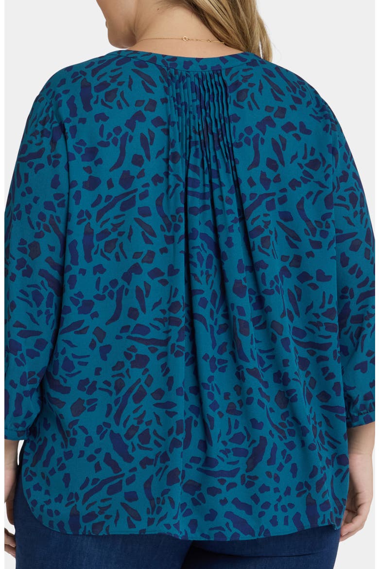 Pintuck Top, Alternate, color, JARDIN ATLANTIQUE
