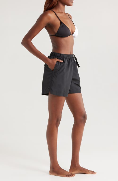 Nike Packable Volley Cover-up Shorts In Black