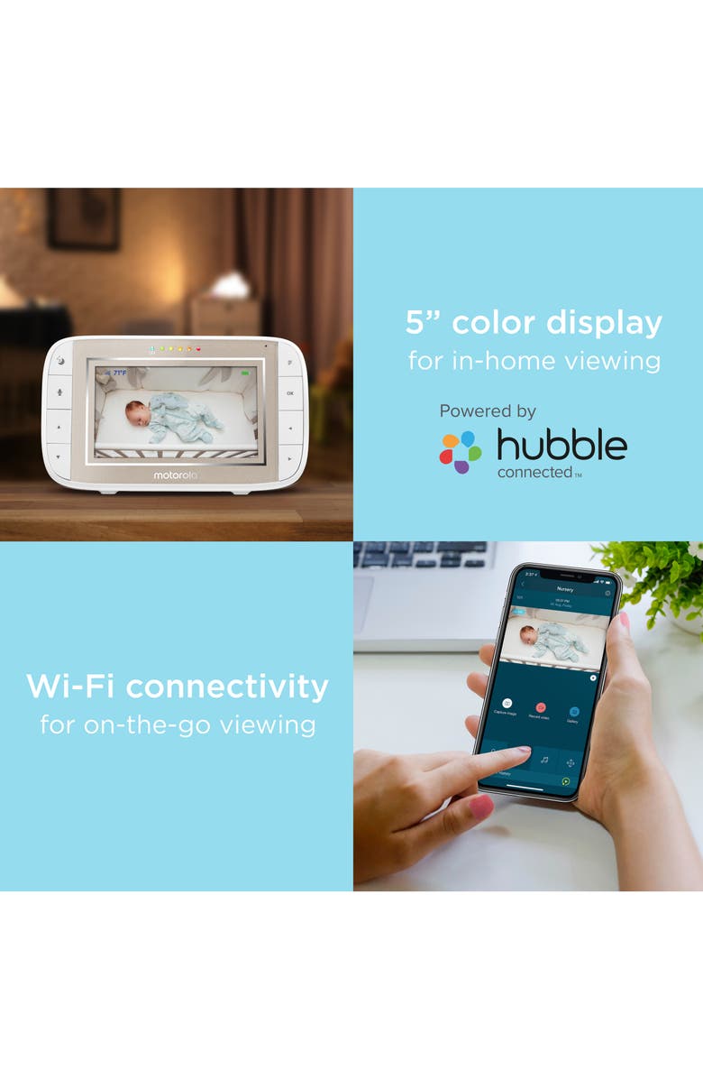 Motorola Halo+ Deluxe Video Baby Monitor Set, Alternate, color, 