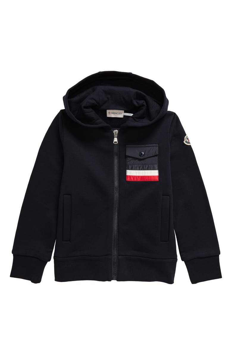 Moncler Kids' Full Zip Hoodie, Main, color, 