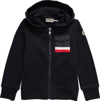 Moncler kids hot black zip hoodie