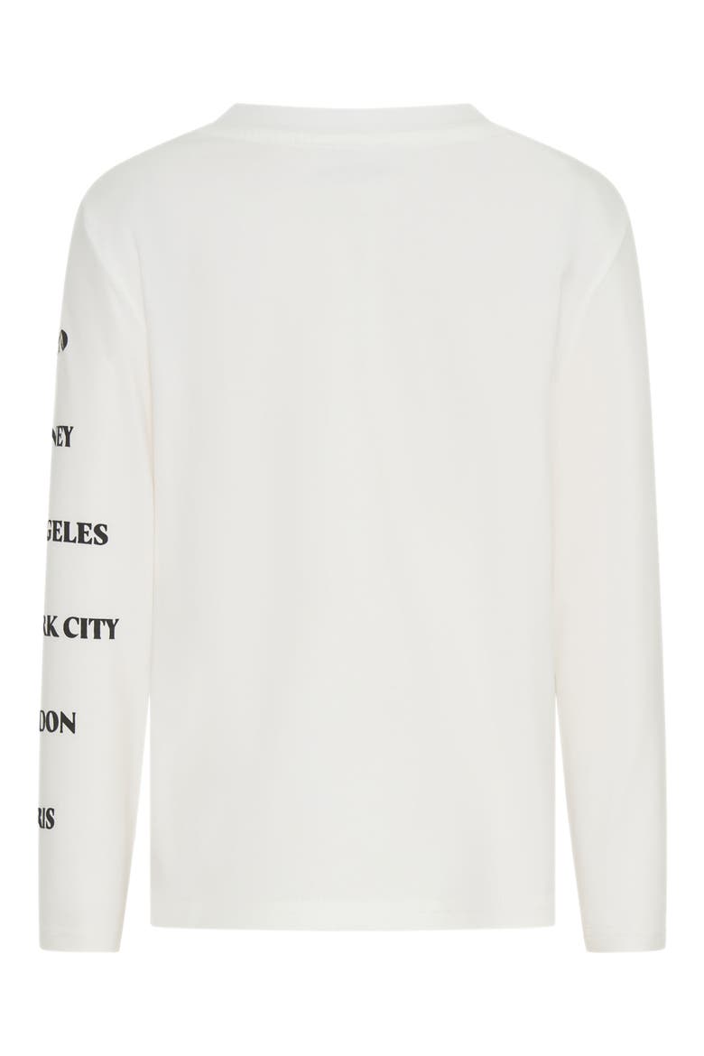 Kids' World Tour Long Sleeve Graphic T-Shirt, Alternate, color, WHITE