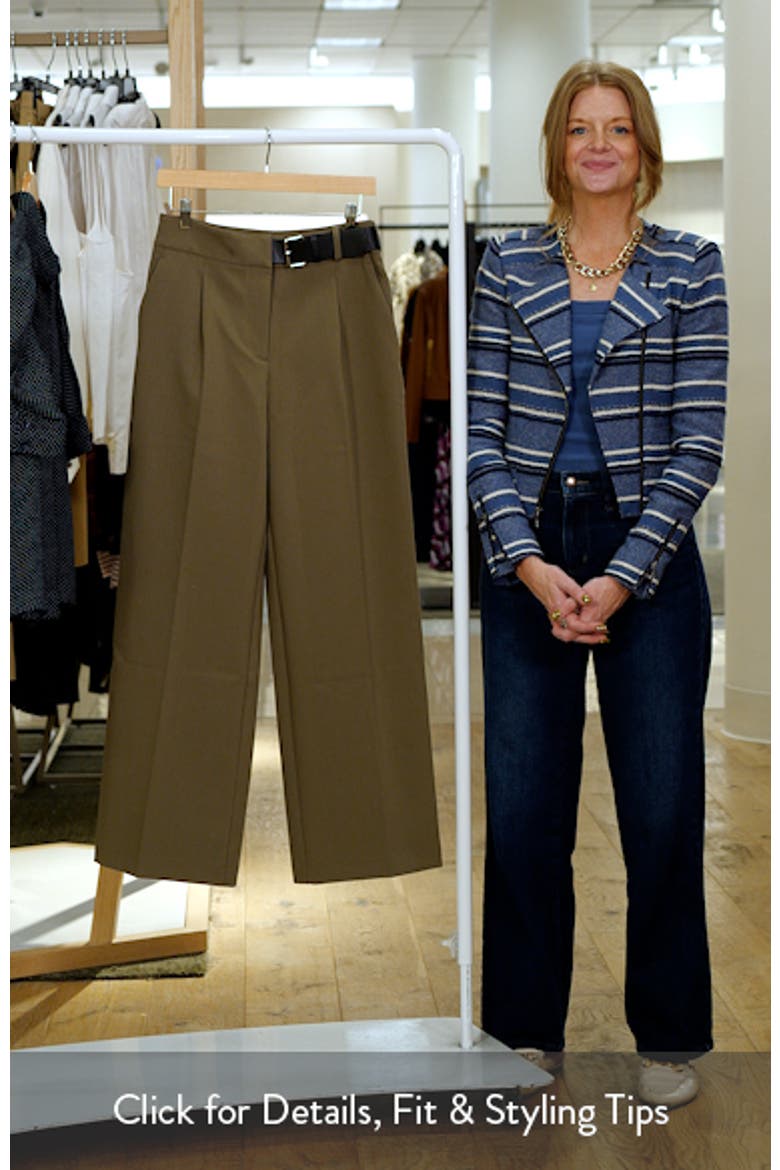 Belted Straight Leg Pants video