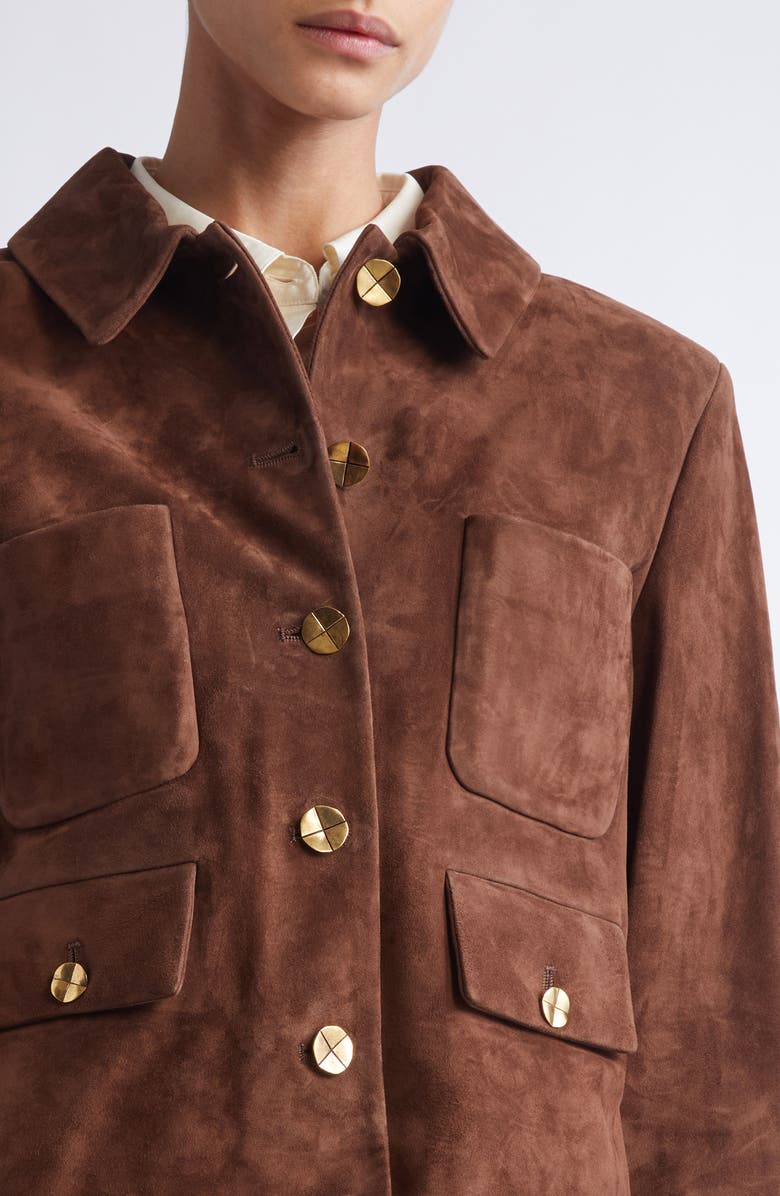 Altuzarra Astley Lambskin Leather Jaclet, Alternate, color,