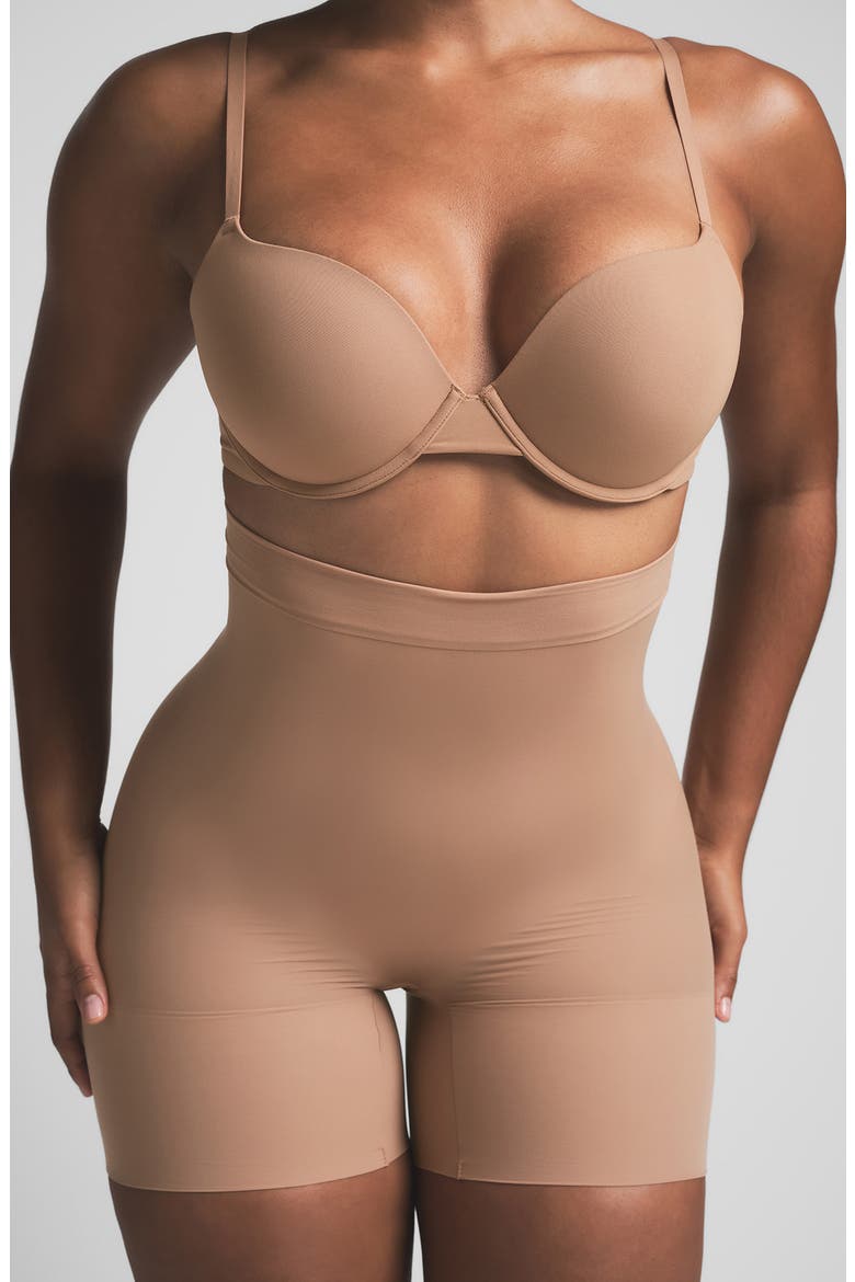 Everyday Sculpt Mid Thigh Shorts, Alternate, color, SIENNA