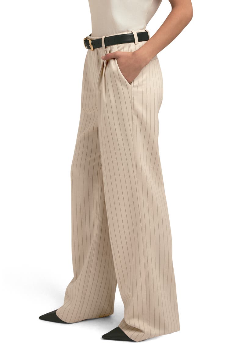 The Dream Favorite Pinstripe Wide Leg Pants, Alternate, color, NATURAL PINSTRIPE