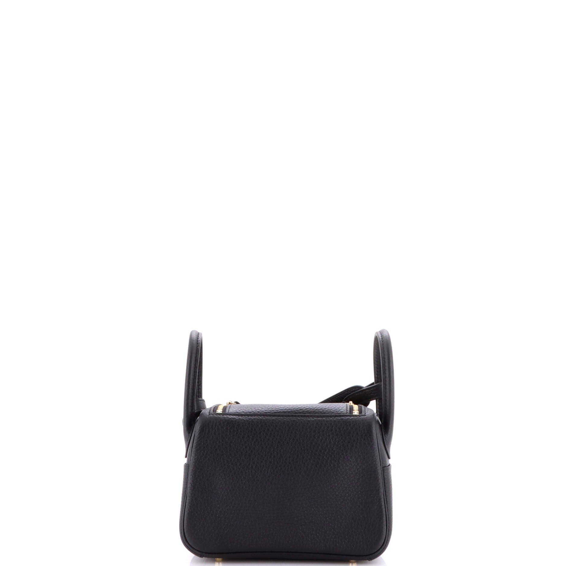 Lindy Bag Clemence Mini, Alternate, color, Noir