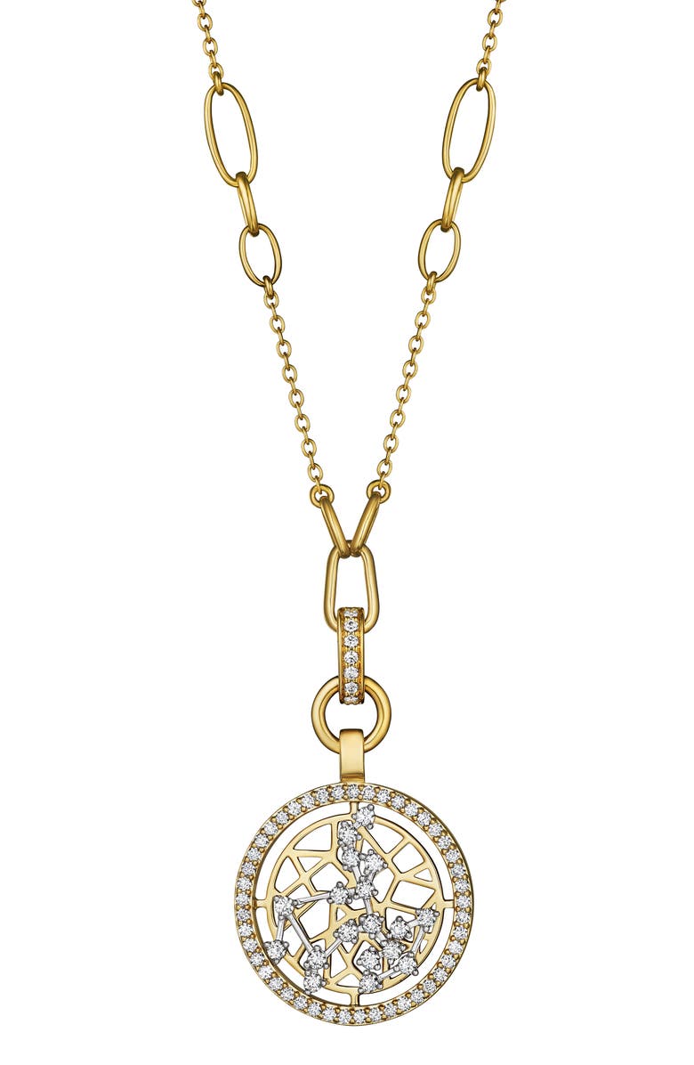 Hueb Estelar 18K Gold & Diamond Pendant Necklace, Main, color, 
