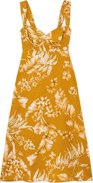 Reiss Addison Pleated Linen Sundress