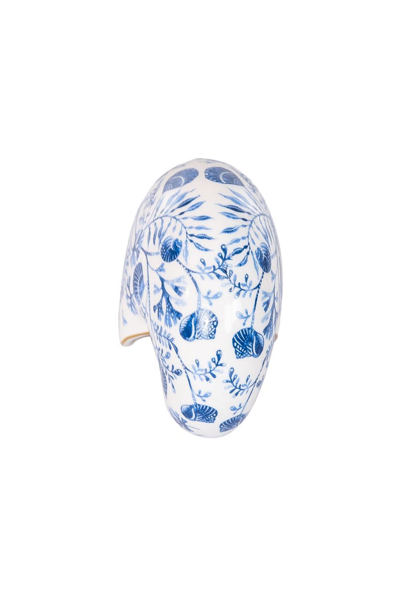 Gallerie II Chinoiserie Nautilus Shell Decorative Figurine, Alternate, color, Blue