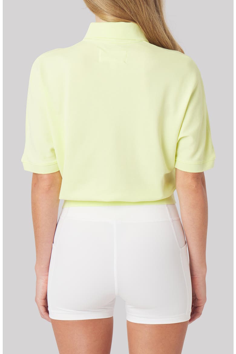 Megan Lifestyle Polo, Alternate, color, SUNNY LIME GREEN